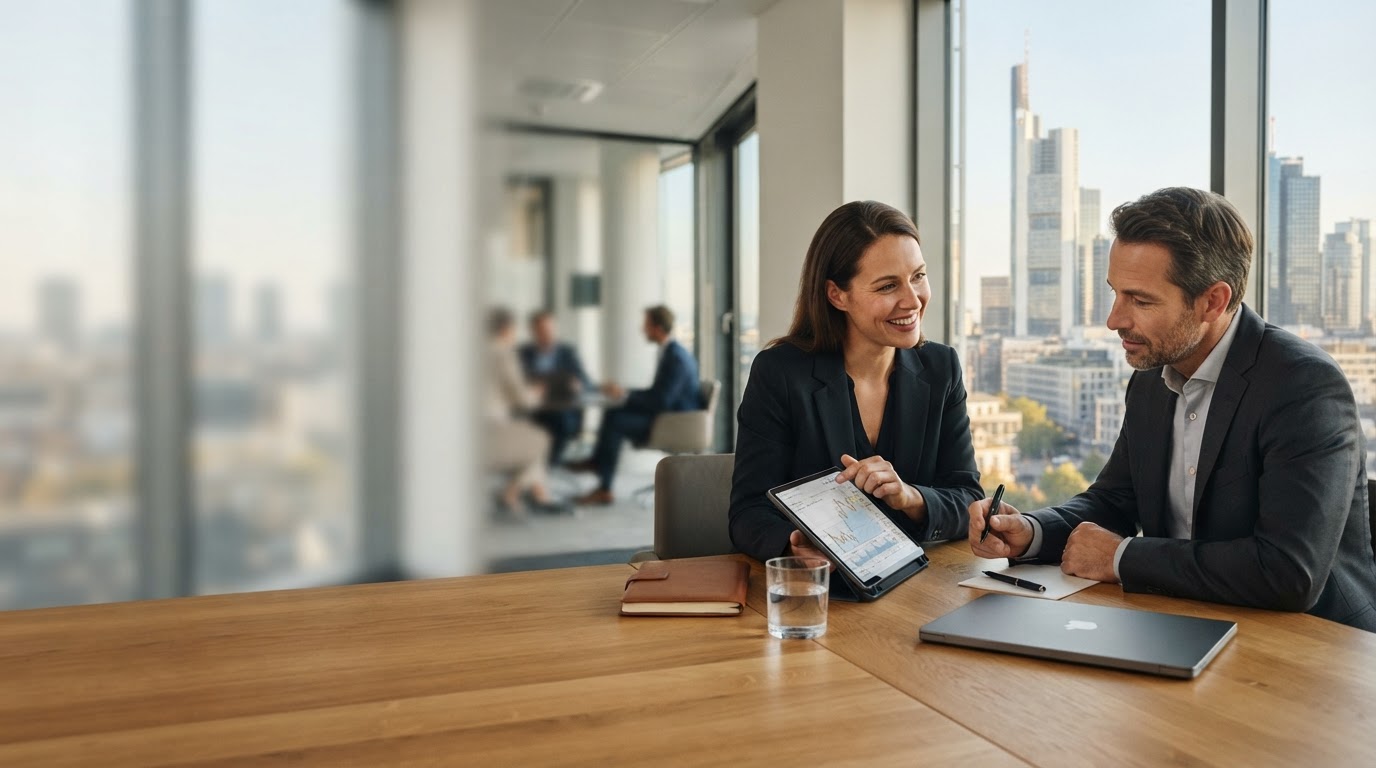 True Equitance data intelligence platform used by a remote professional while travelling